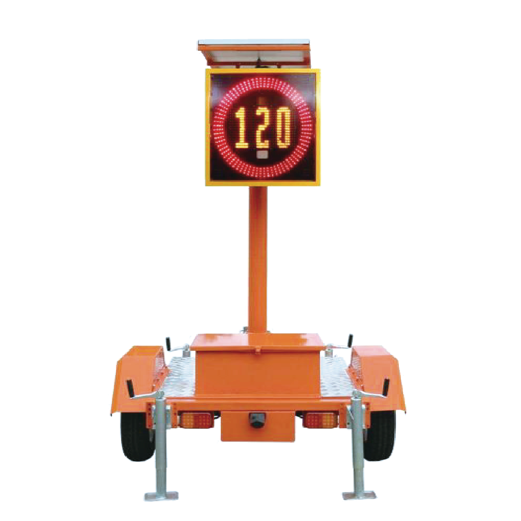 speed sign trailer mounted variable speed limit sign image
